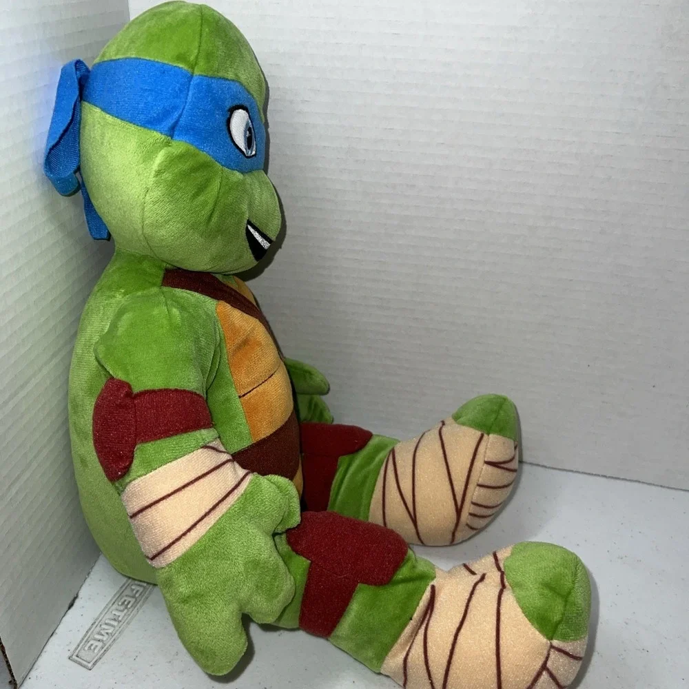 Build a Bear Teenage Mutant Ninja Turtle Leonardo Plush Green Toy Stuffed 18